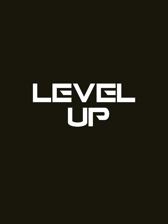Level Up plakat 0