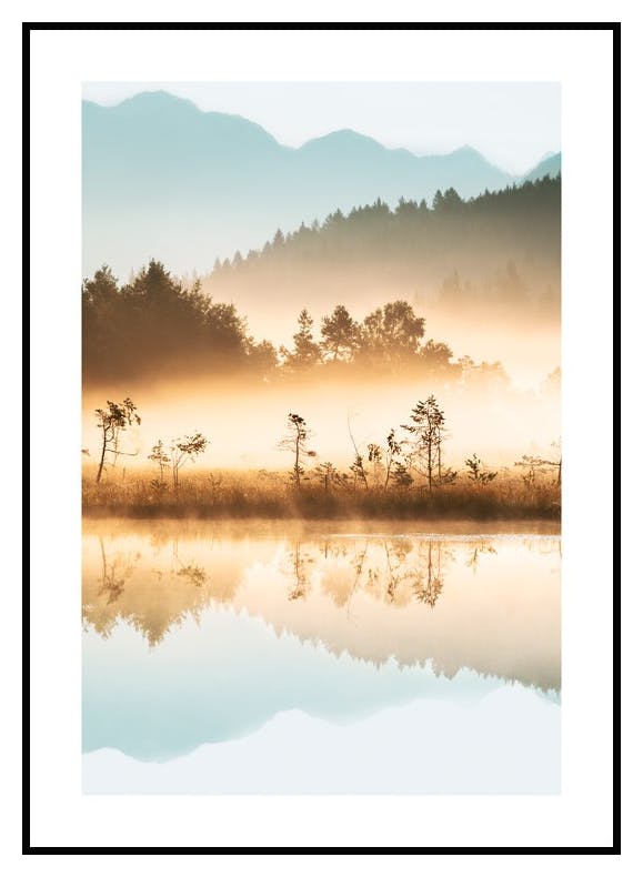 Plakat Mglista Natura (50x70 cm) - Poster Store