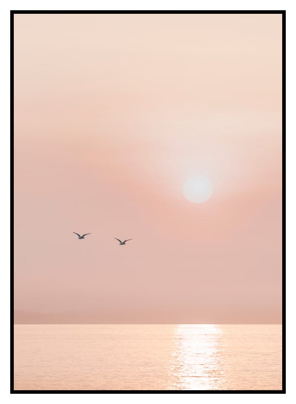 Misty Horizon Poster (50x70 cm) - Poster Store