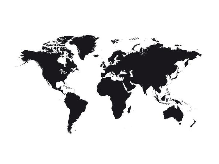 World Map Plakat 0