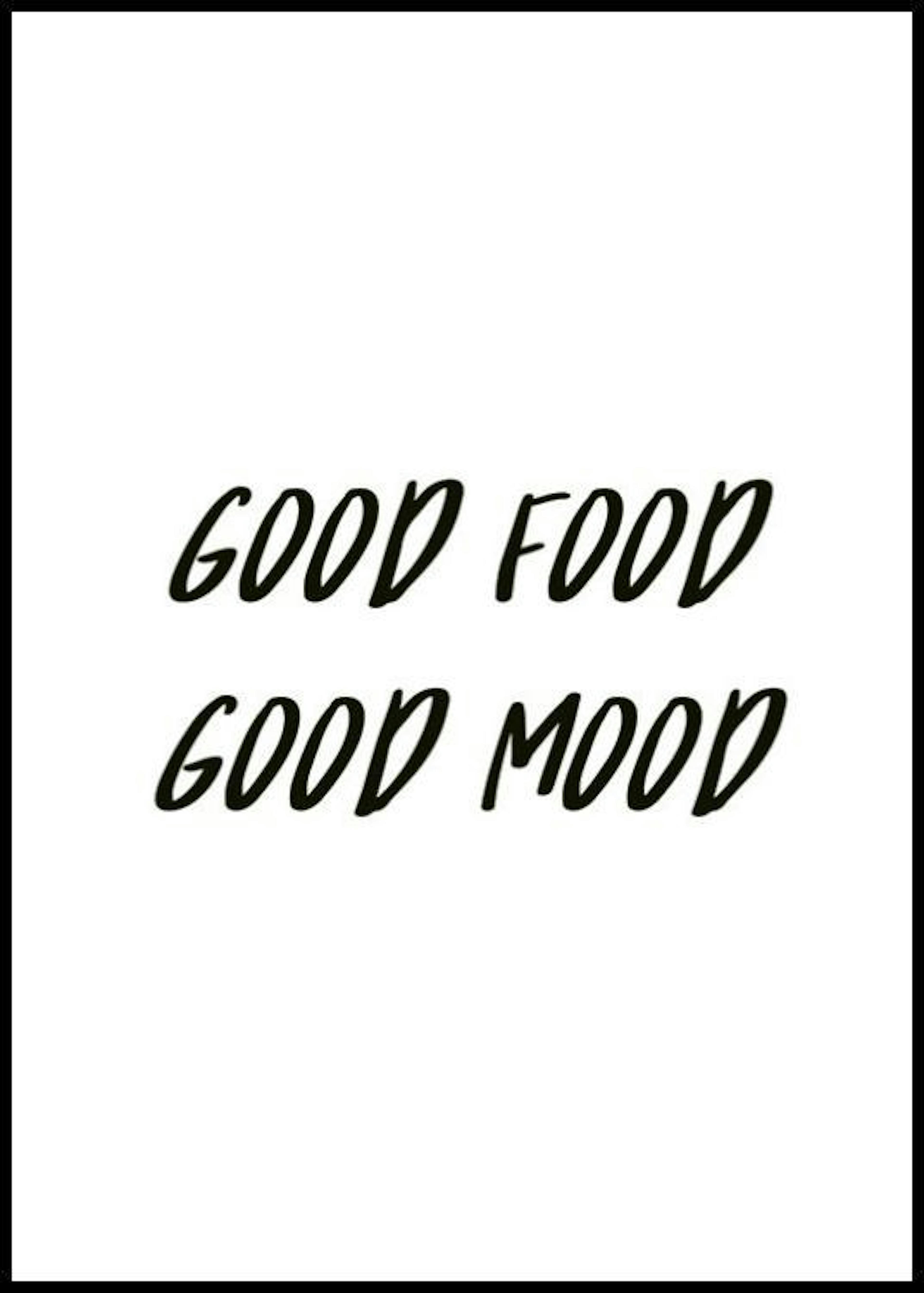 Good Food Good Mood Poster thumbnail