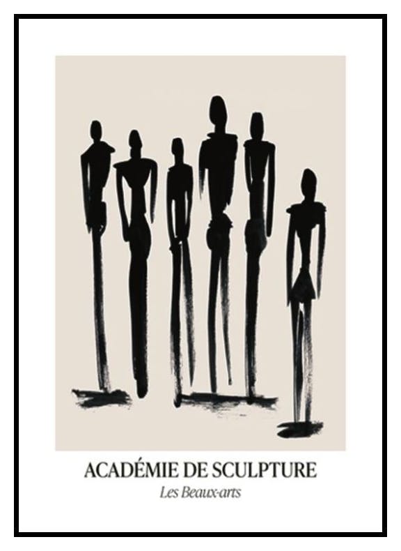 Les Beaux-Arts No2 Poster (50x70 cm) - Poster Store