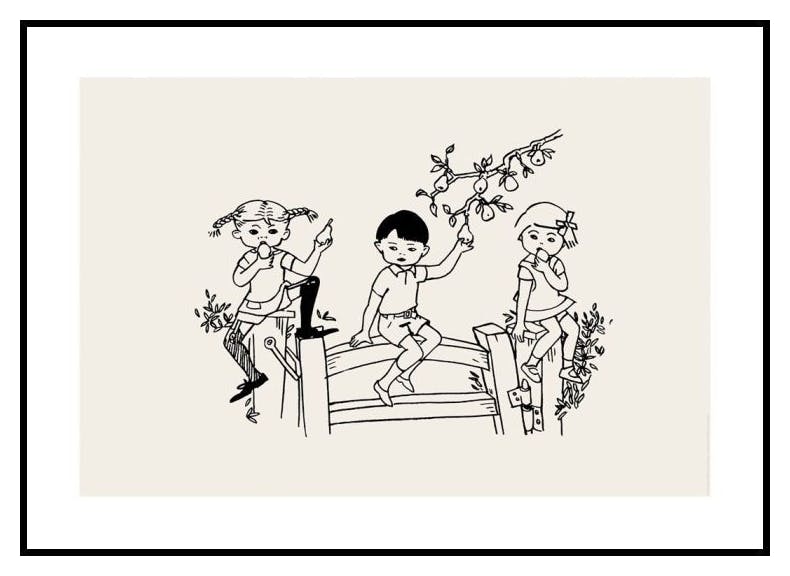 Pippi Langstrømpe Nr3 (21x30 cm) - Poster Store