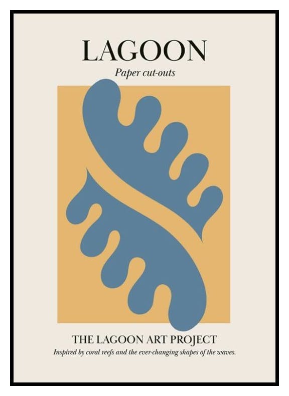 Lagoon No1 Poster (21x30 cm) - Poster Store