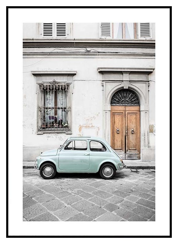 Italiaanse Auto Poster (30x40 cm) - Poster Store
