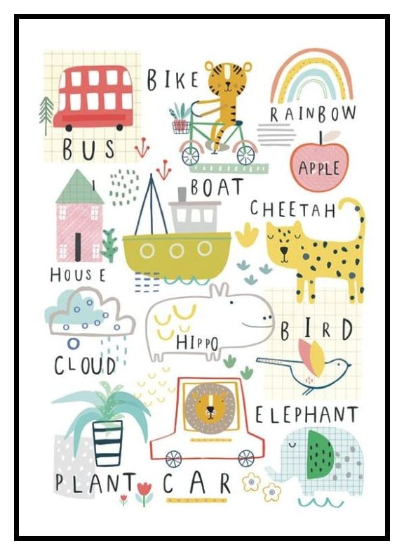 Animal Mix No1 Poster (50x70 cm) - Poster Store