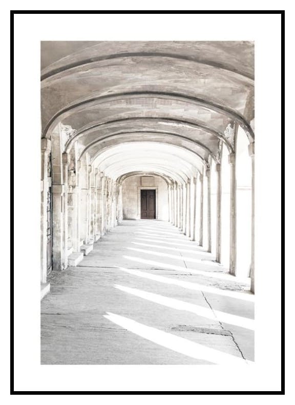Prints Sunlit Arches Poster (50x70 cm) - Poster Store