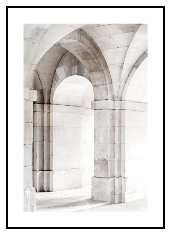 Elfenbenshvite Buer Plakat (50x70 cm) - Poster Store