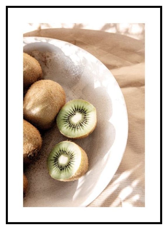 Skål med Kiwis Poster (50x70 cm) - Poster Store