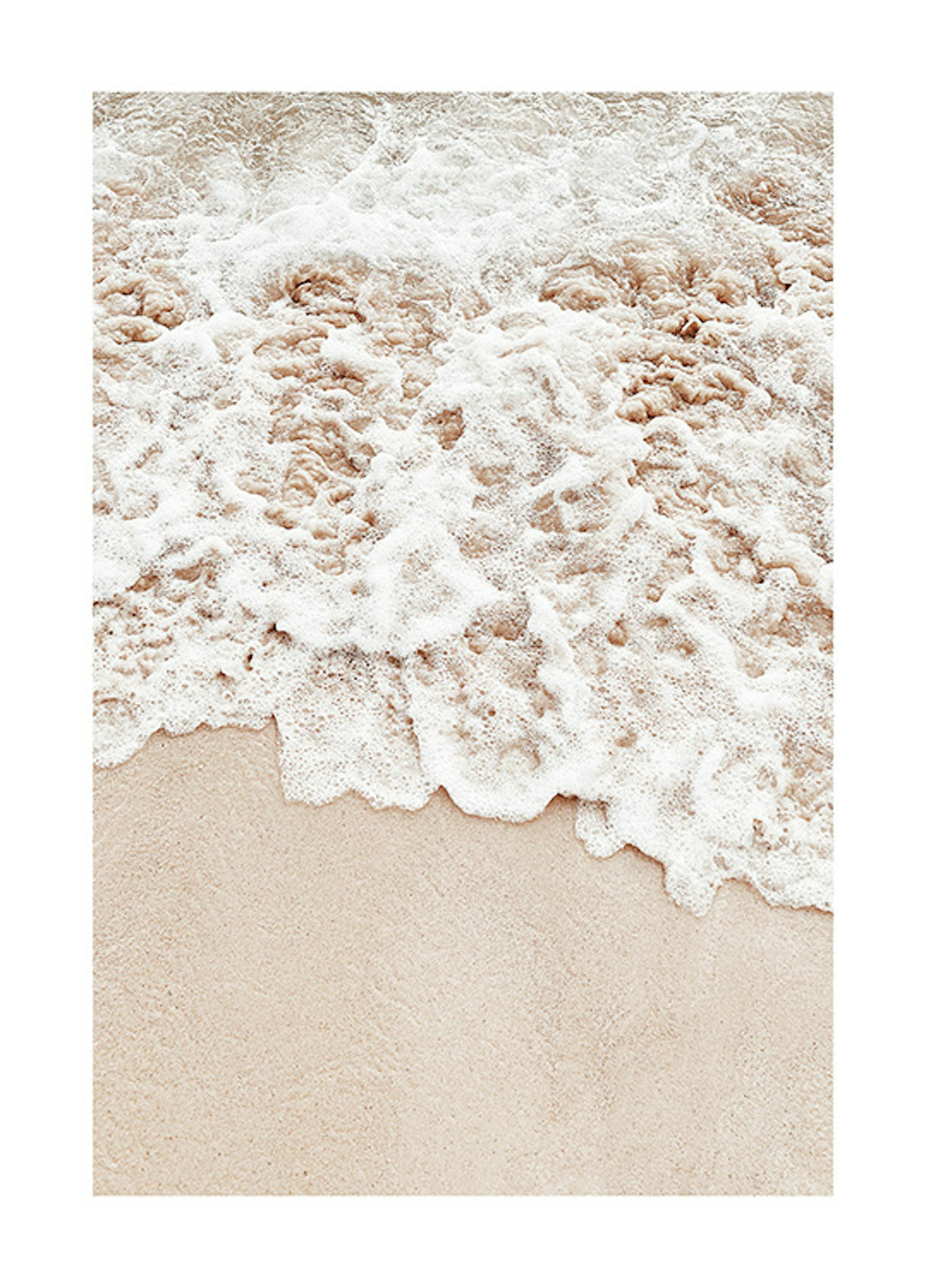 Beige Strand Golf Poster 0