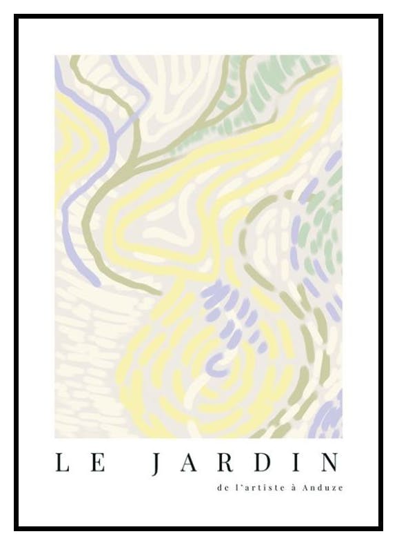 Le Jardin No4 Plakat (50x70 cm) - Poster Store