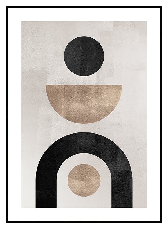 Berlin Shapes No1 Poster (70x100 cm) - Poster Store