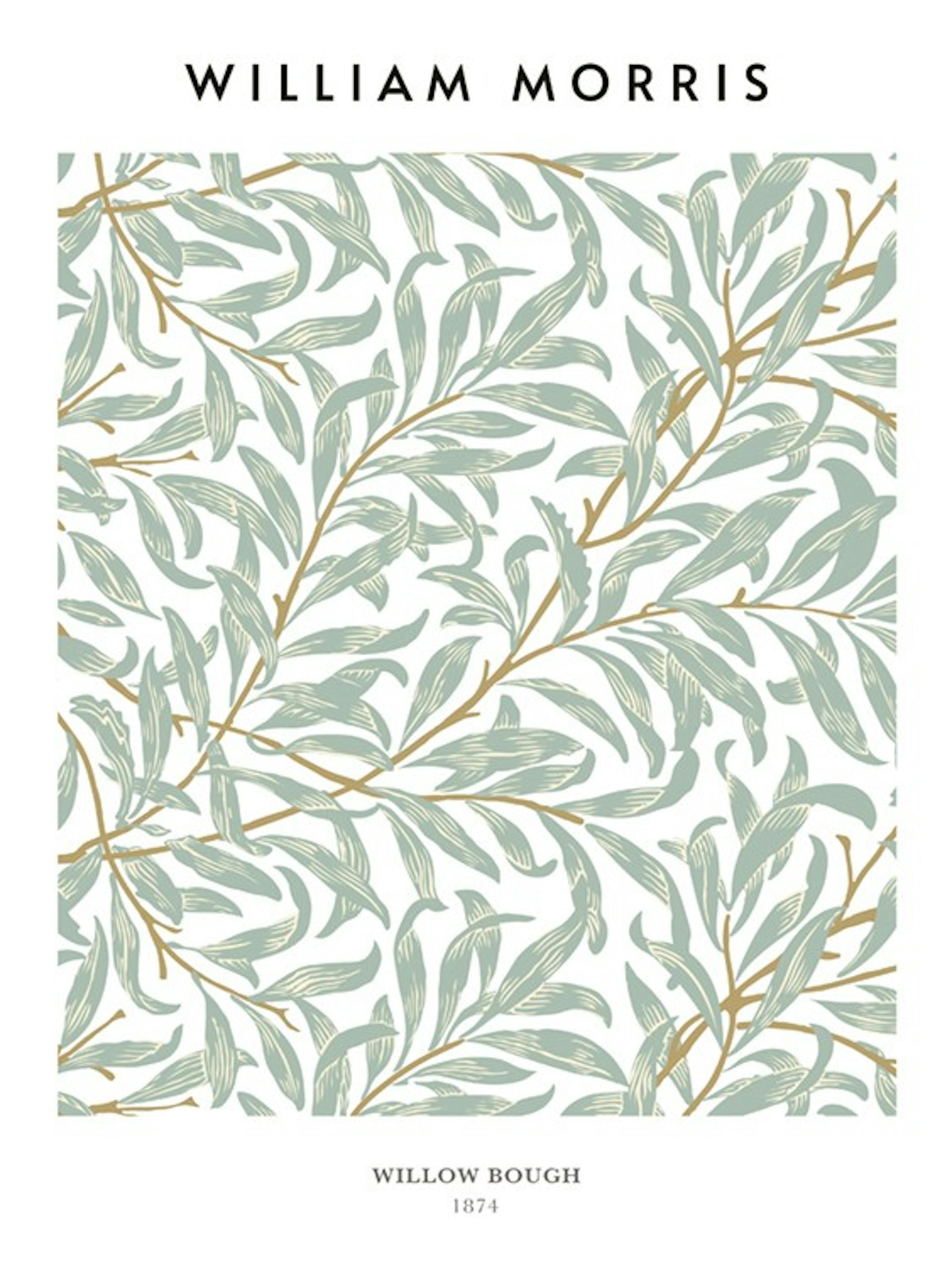 William Morris - Affiche de la branche de saule 0