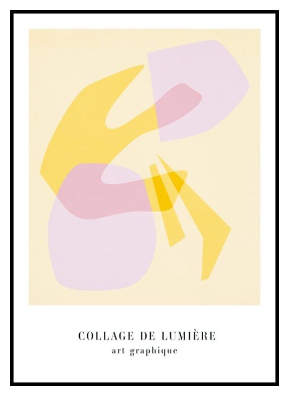 Collage Art No1 Plakat (50x70 cm) - Poster Store