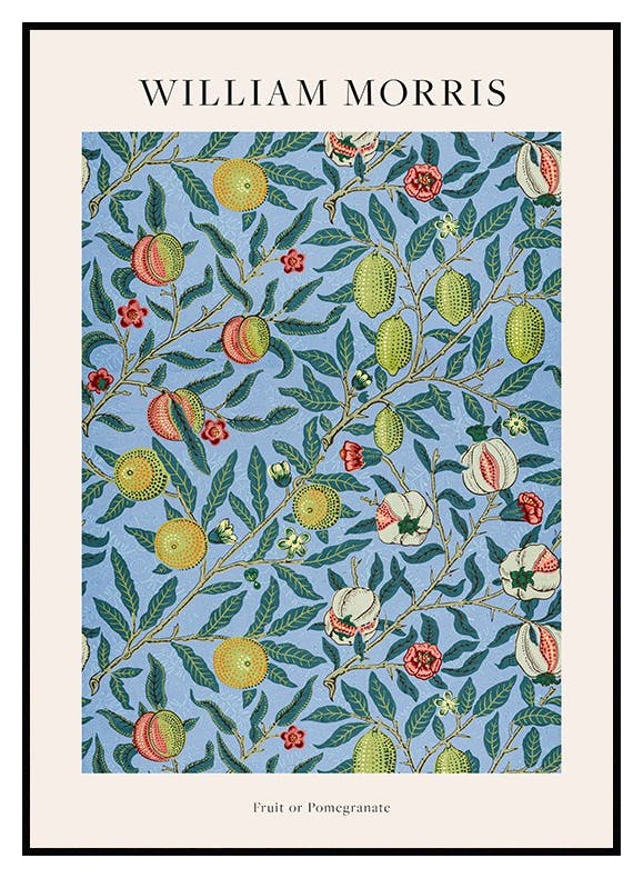 William Morris - Owoc granatu plakat (21x30 cm) - Poster Store