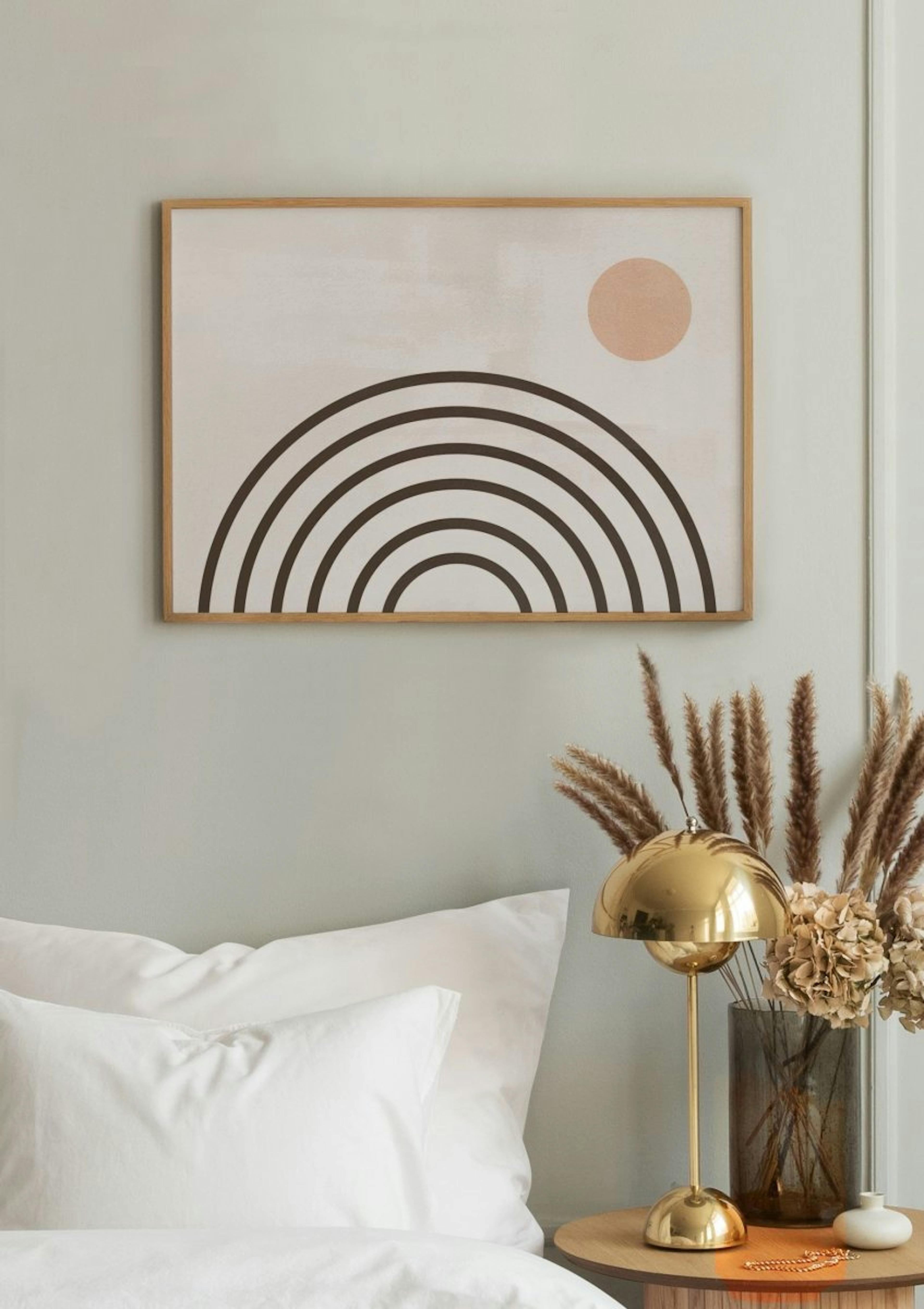 Cercles et Arches No2 Poster thumbnail