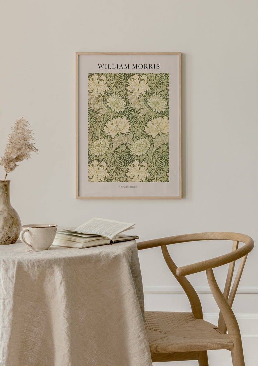 William Morris - Chrysanthemum Poster (30x40 cm) - Poster Store