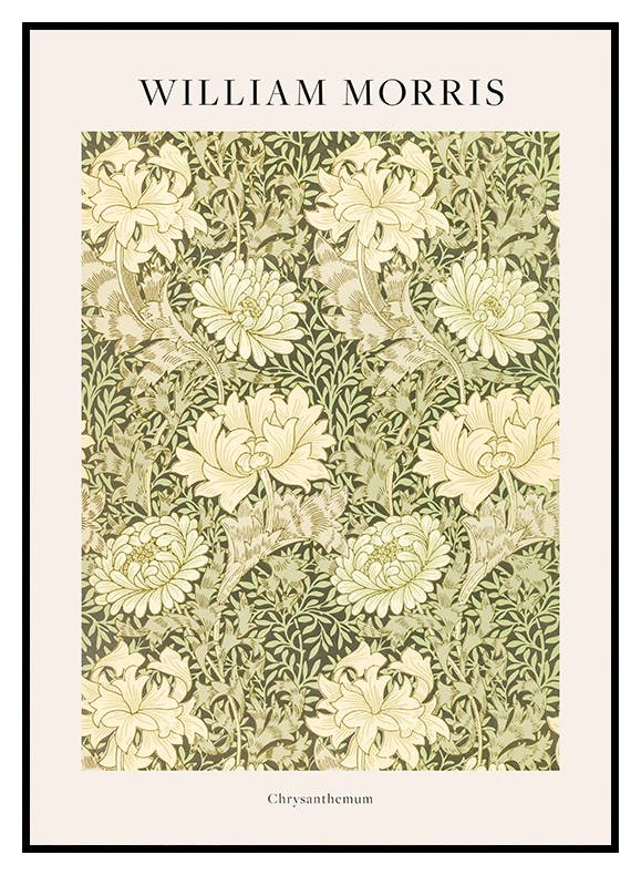 William Morris - Chryzantemowy plakat (30x40 cm) - Poster Store