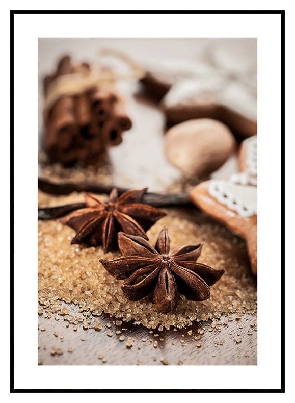 Anis & Cinnamon Poster (30x40 cm) - Poster Store