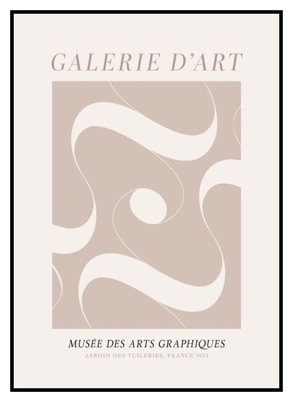 Kunstgalerie Nr3 Poster (21x30 cm) - Poster Store