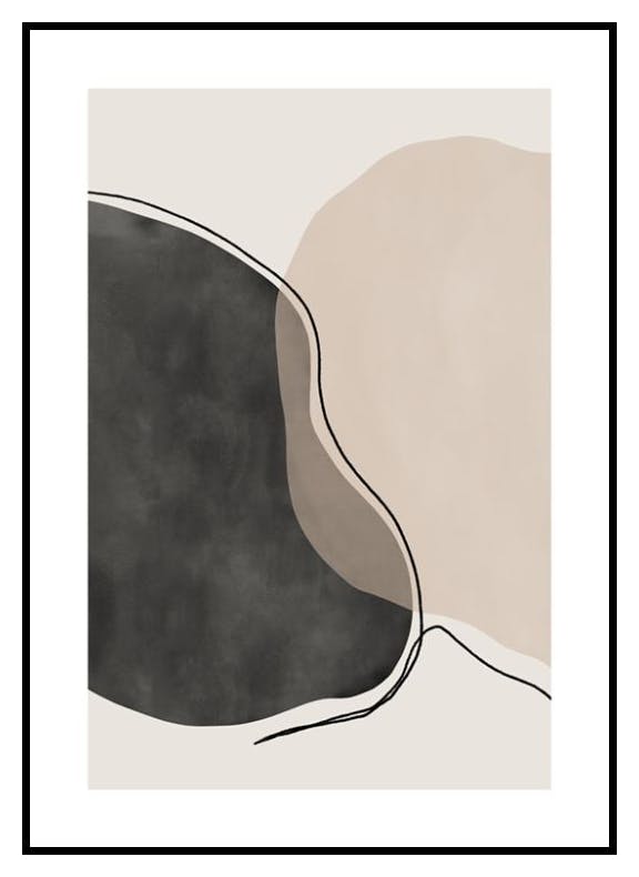 Shapes and Lines No1 Poster (30x40 cm) - Poster Store