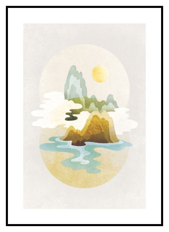 Graphic Paradise Poster (50x70 cm) - Poster Store