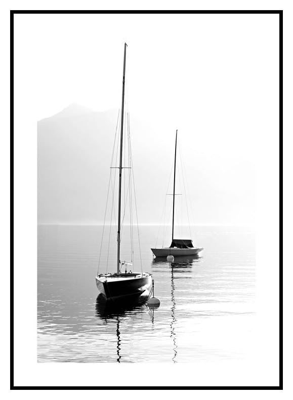 Sail Boats Affiche (21x30 cm) - Poster Store
