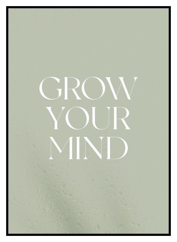 Utvid Sinnet Ditt Plakat (21x30 cm) - Poster Store