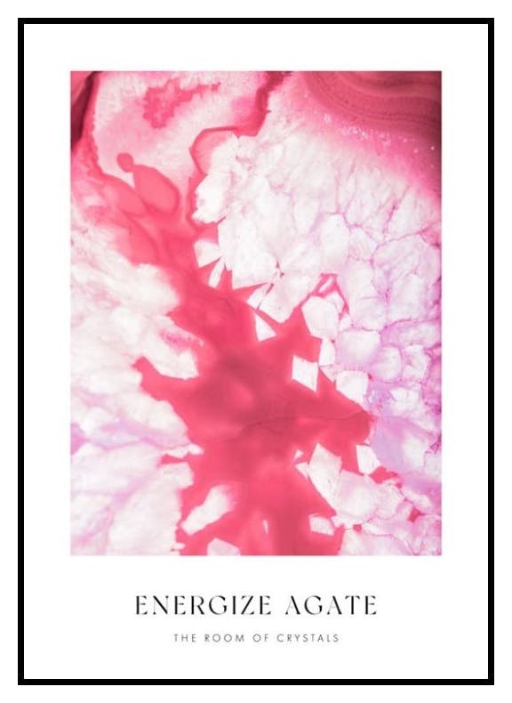 Agate Énergisante Poster (50x70 cm) - Poster Store