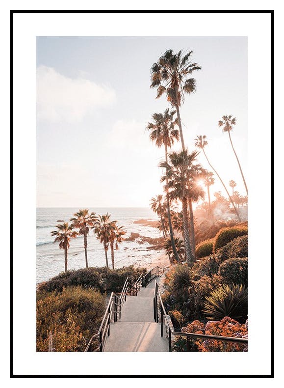 Poster California Laguna Beach (50x70 cm) - Poster Store