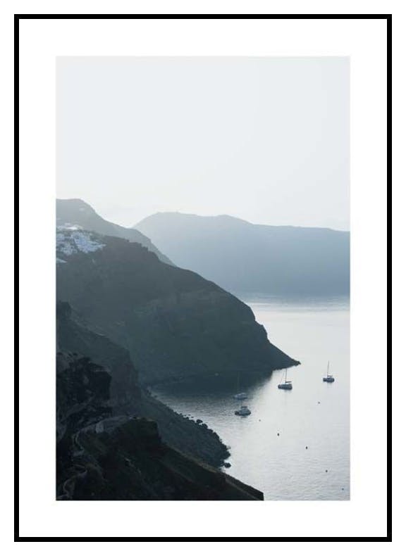 Wulkaniczna wyspa Plakat (50x70 cm) - Poster Store