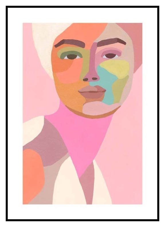 Prints Colorful Portrait Poster (21x30 cm) - Poster Store