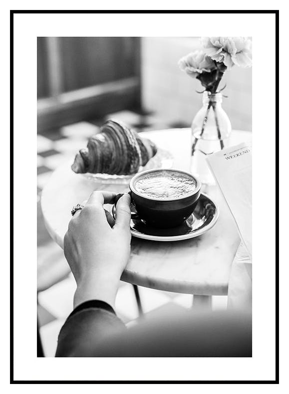 Afternoon Coffee (50x70 cm) - Poster Store