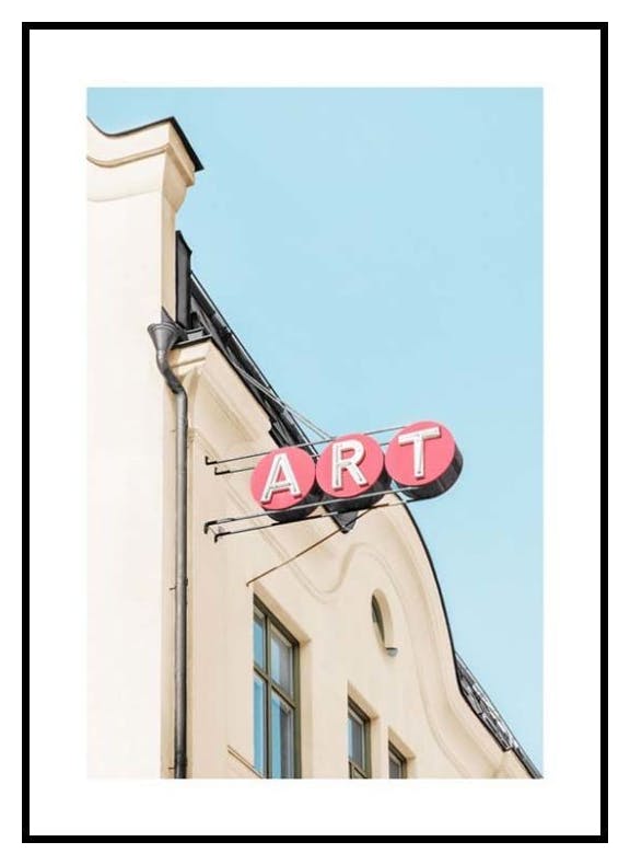 Znak Artystyczny Plakat (30x40 cm) - Poster Store