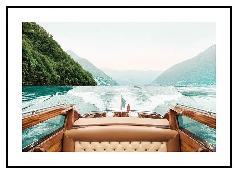 Plakat Rejs po Jeziorze Como (30x40 cm) - Poster Store