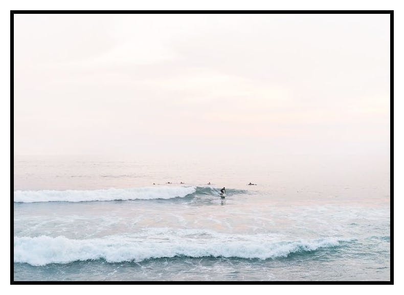 Poranny Surfing - Plakat (30x40 cm) - Poster Store
