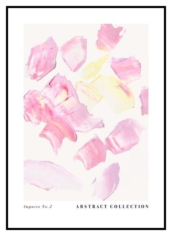 Abstract Impasto No2 Poster (50x70 cm) - Poster Store