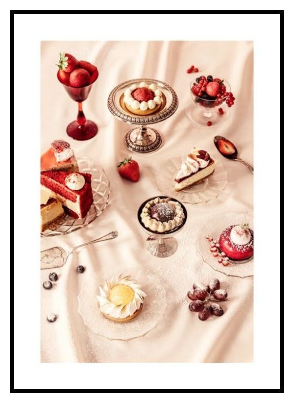 Blandade Desserter Poster (21x30 cm) - Poster Store