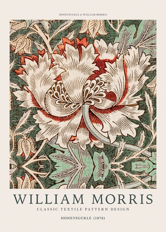 William Morris - Honeysuckle Poster 0
