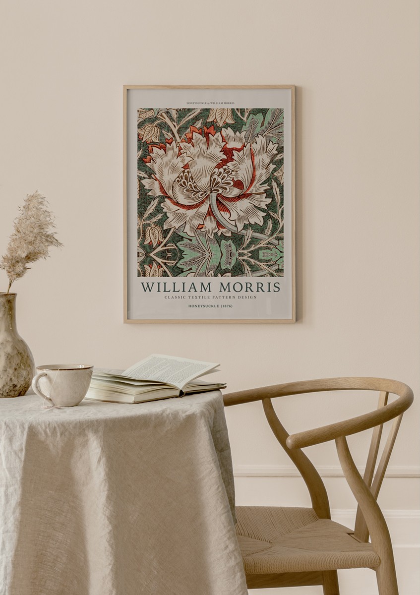 Honeysuckle by William Morris – Art Prints Gallery