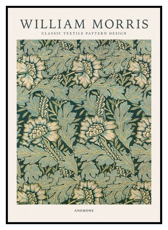 William Morris – Anemonenposter (50x70 cm) - Poster Store