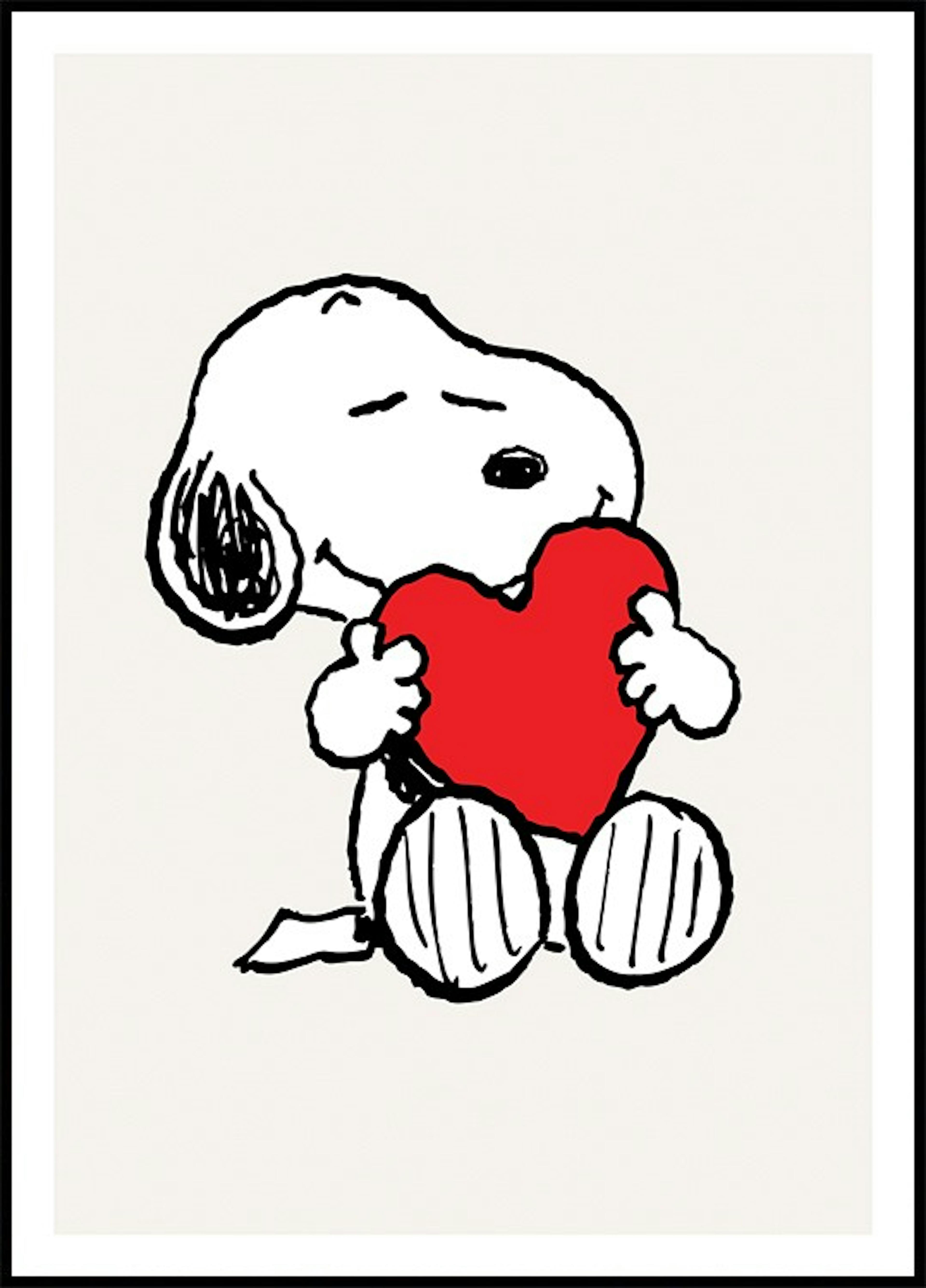 Snoopy Amour Affiche 0