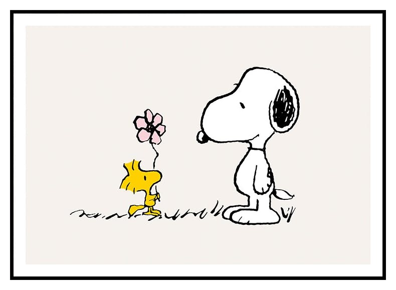Snoopy and Woodstock Poster (50x70 cm) - Poster Store