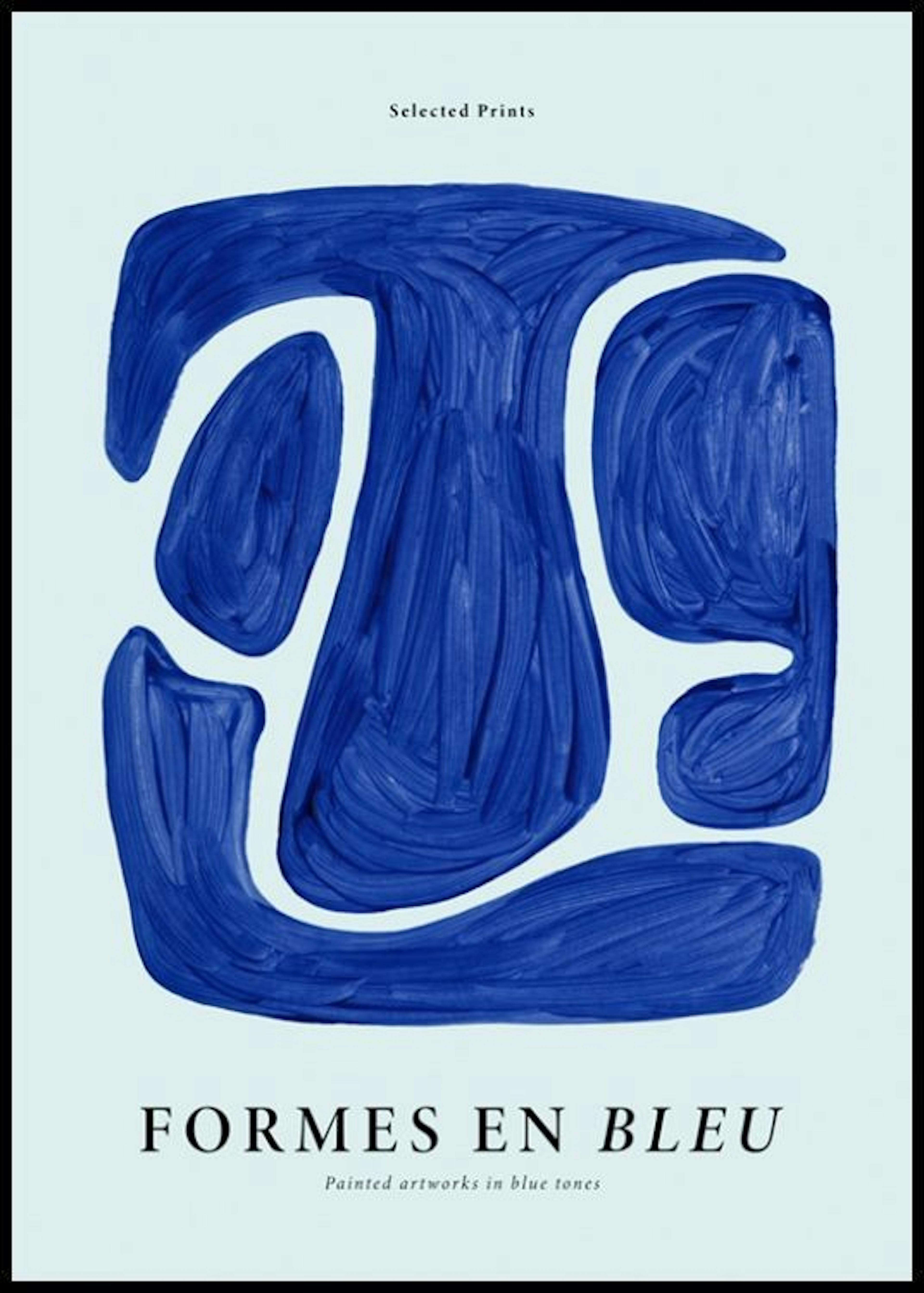 Formas en Azul No1 Póster thumbnail