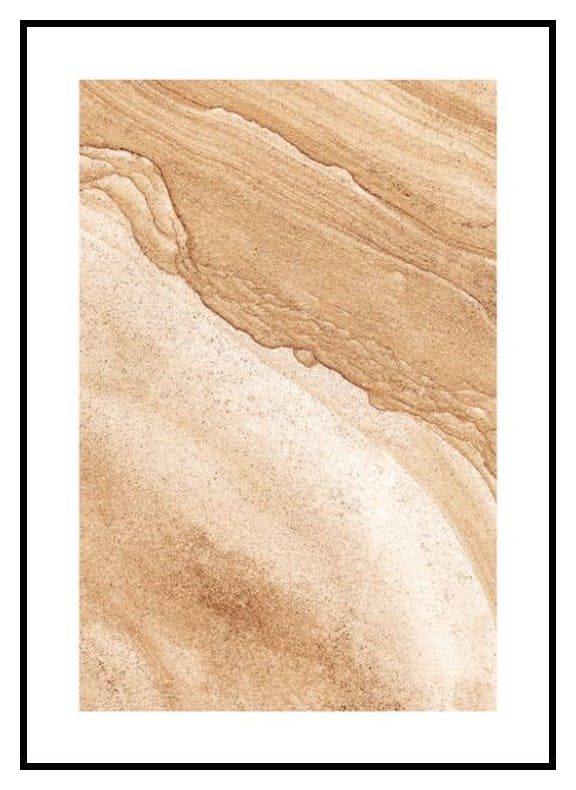 African Stone Surface Plakat (50x70 cm) - Poster Store