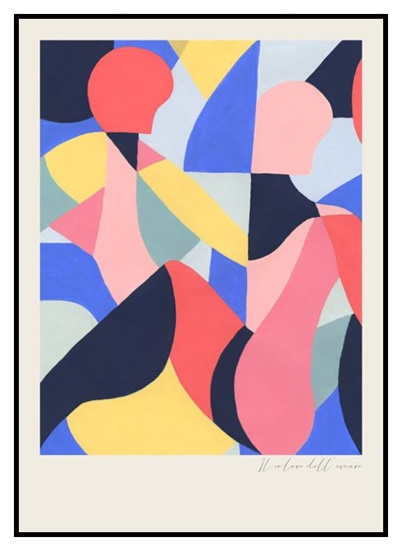 Il Colore dell'Amore poster (50x70 cm) - Poster Store
