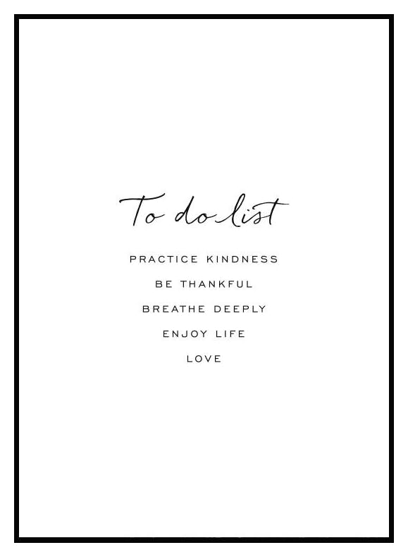 To Do List. Affiche (21x30 cm) - Poster Store