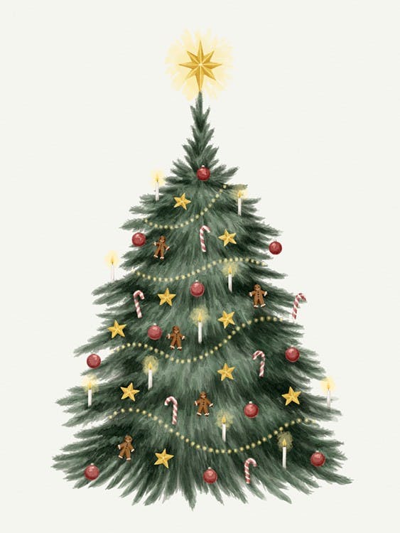 Vánoční Stromek Plakát 0