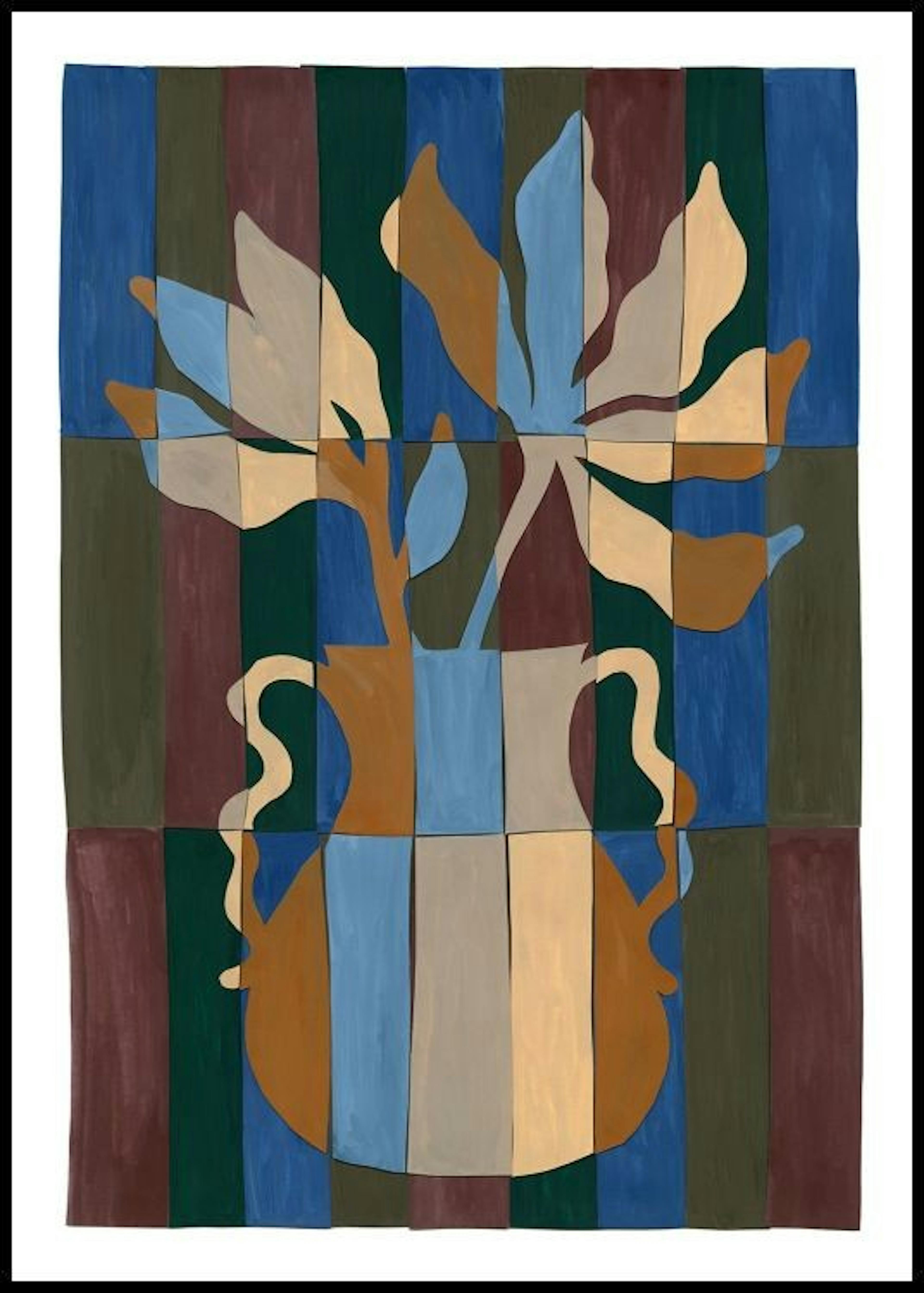 Retro Vase Poster thumbnail