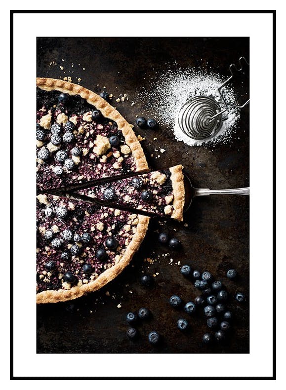 Plakat Ciasto Jagodowe (30x40 cm) - Poster Store